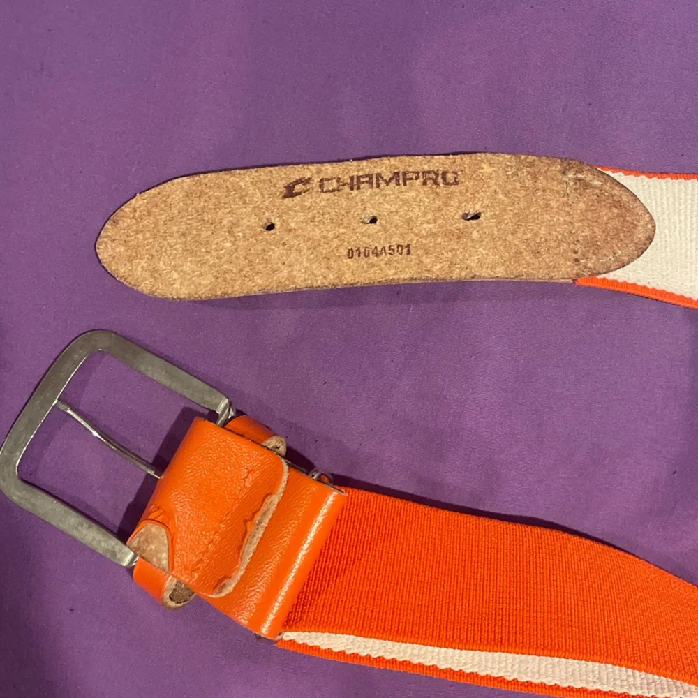Champro orange adjustable belt